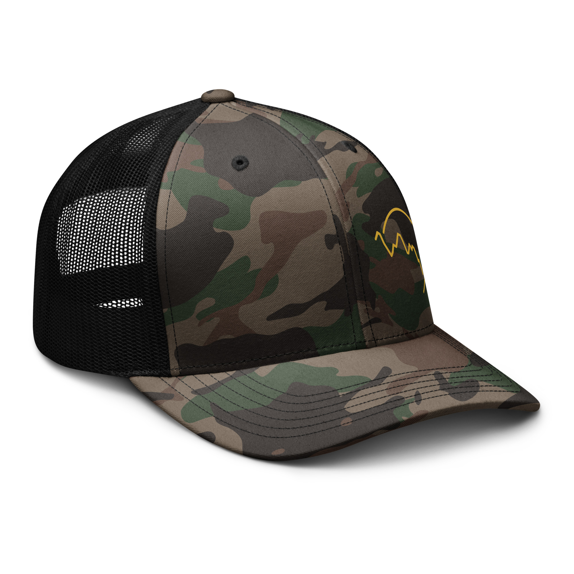 Camouflage trucker hat - Image 6
